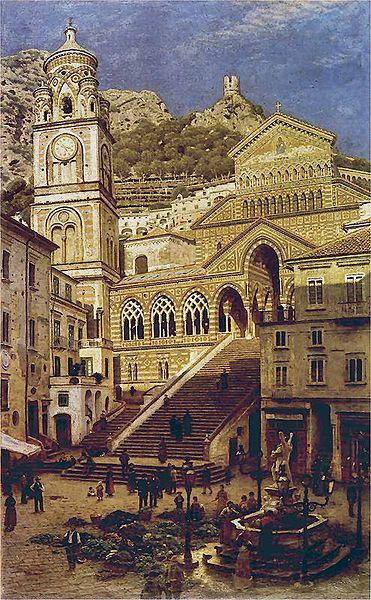 Aleksander Gierymski Amalfi Cathedral china oil painting image